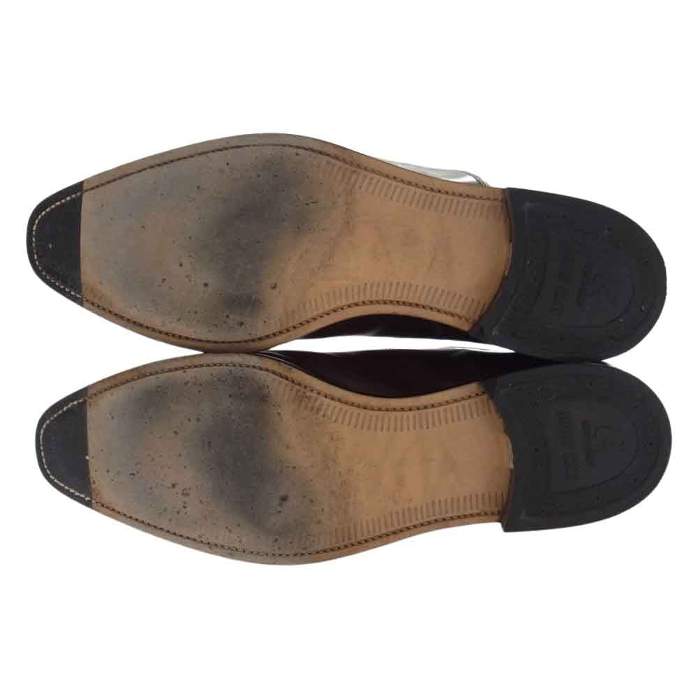 SCOTCH GRAIN スコッチグレイン 937 内羽根 ストレートチップ シューズ ブラウン系 26 1/2【中古】