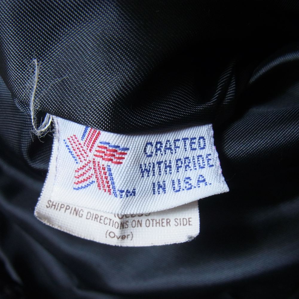 schott ショット AT001 星条旗 2トーン レザー シングルライダースジャケット 黒系×茶系 40【中古】