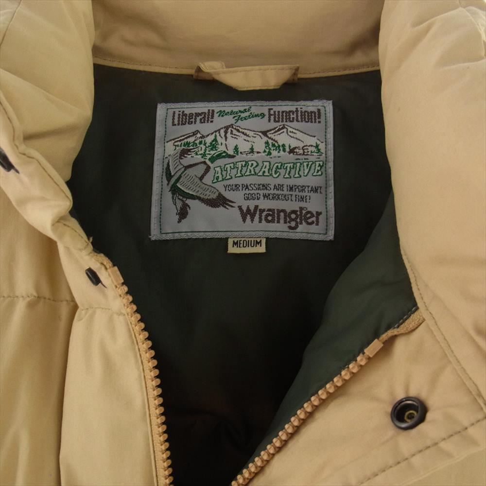 ラングラー M4031-32 スタンドカラー ダウンジャケット ベージュ系 M【中古】