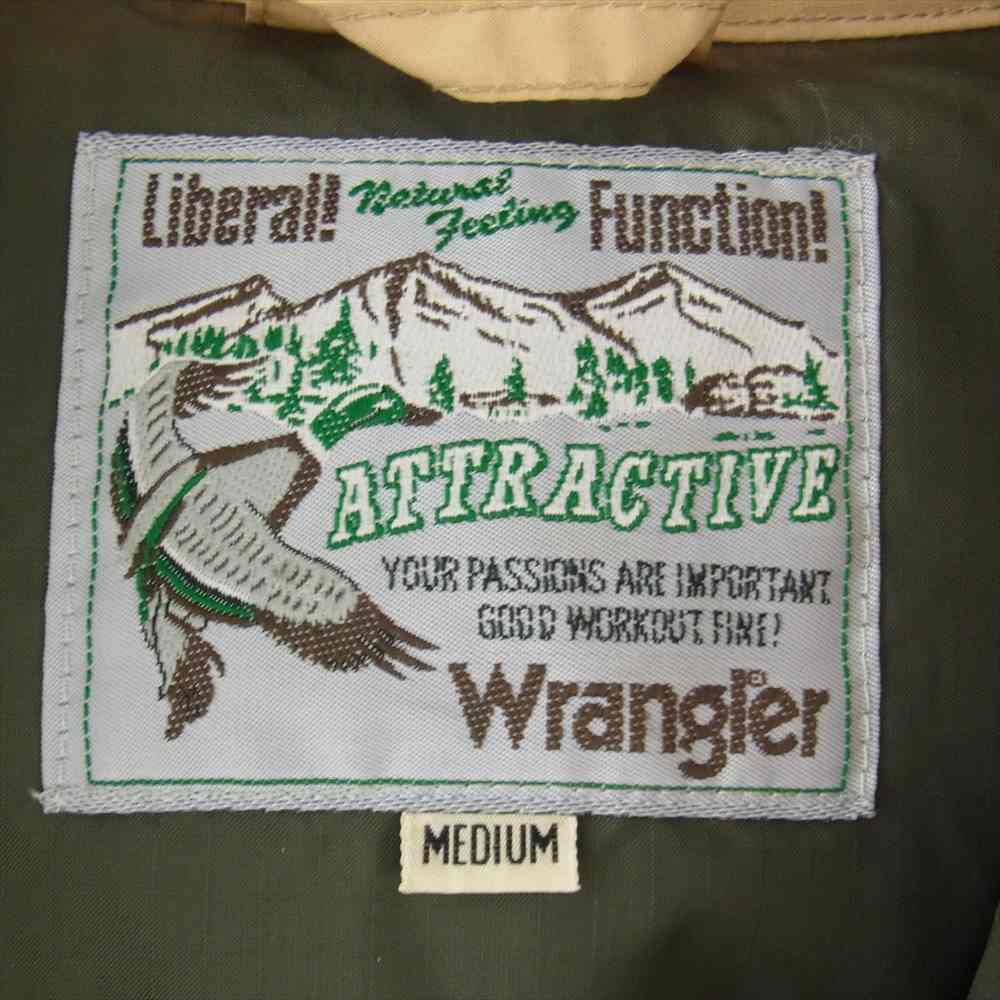 ラングラー M4031-32 スタンドカラー ダウンジャケット ベージュ系 M【中古】