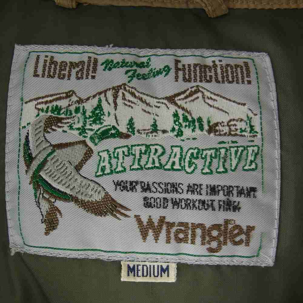 ラングラー M4032-34 着脱可能フード付き ダウンジャケット ベージュ ベージュ系 M【中古】