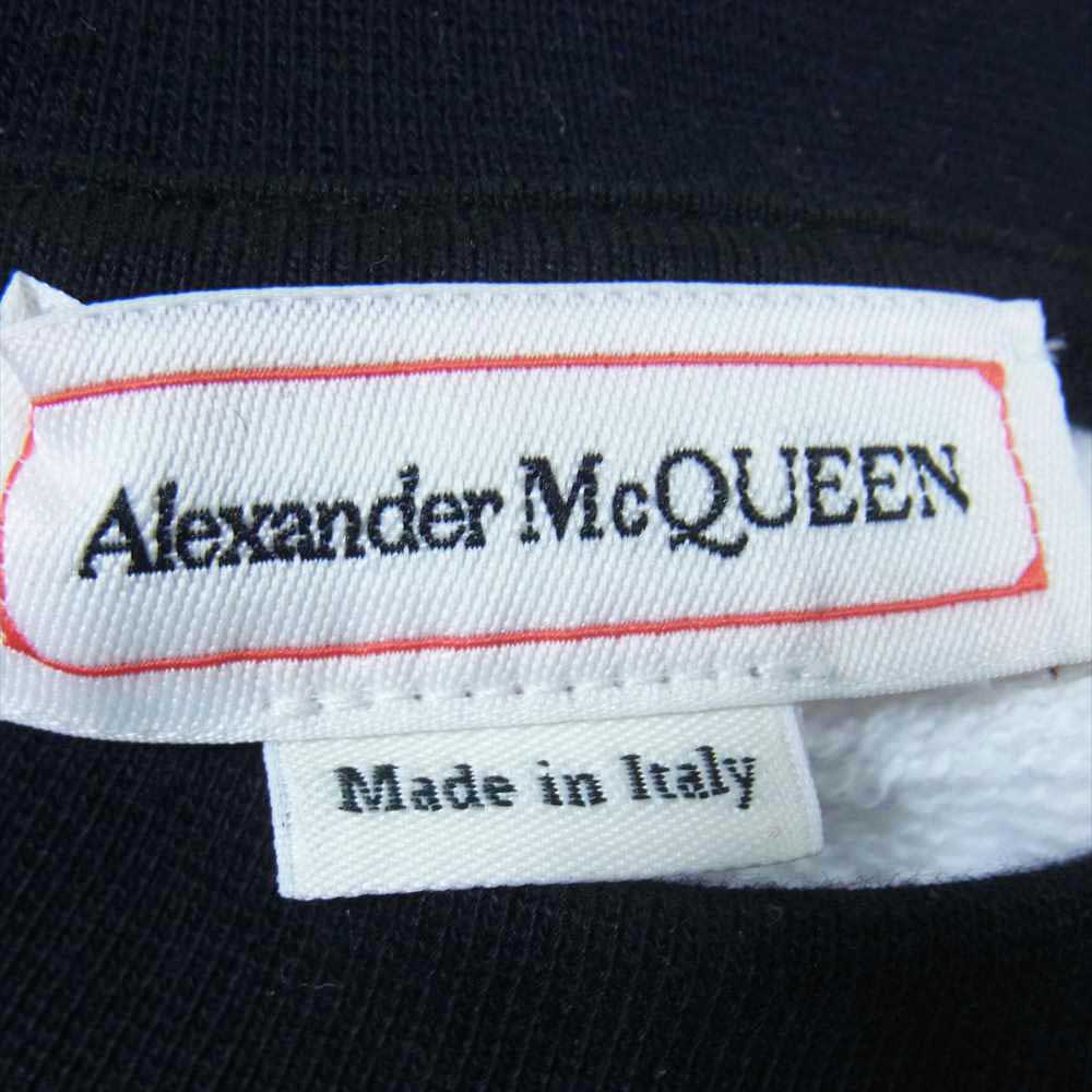 Alexander McQueen アレキサンダーマックイーン 50018 ケリングジャパンタグ GRAFFITI Sweatshirt グラフィティ ペイント ロゴ クルーネック スウェット ブラック系 36【中古】