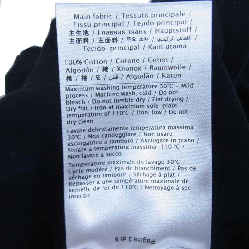 未使用△正規品 2021年 ヴァレンティノ XB3MG16F6YN レースデザイン ロゴプリント クルーネック 半袖Tシャツ オーバーサイズ 白×マルチ XS
