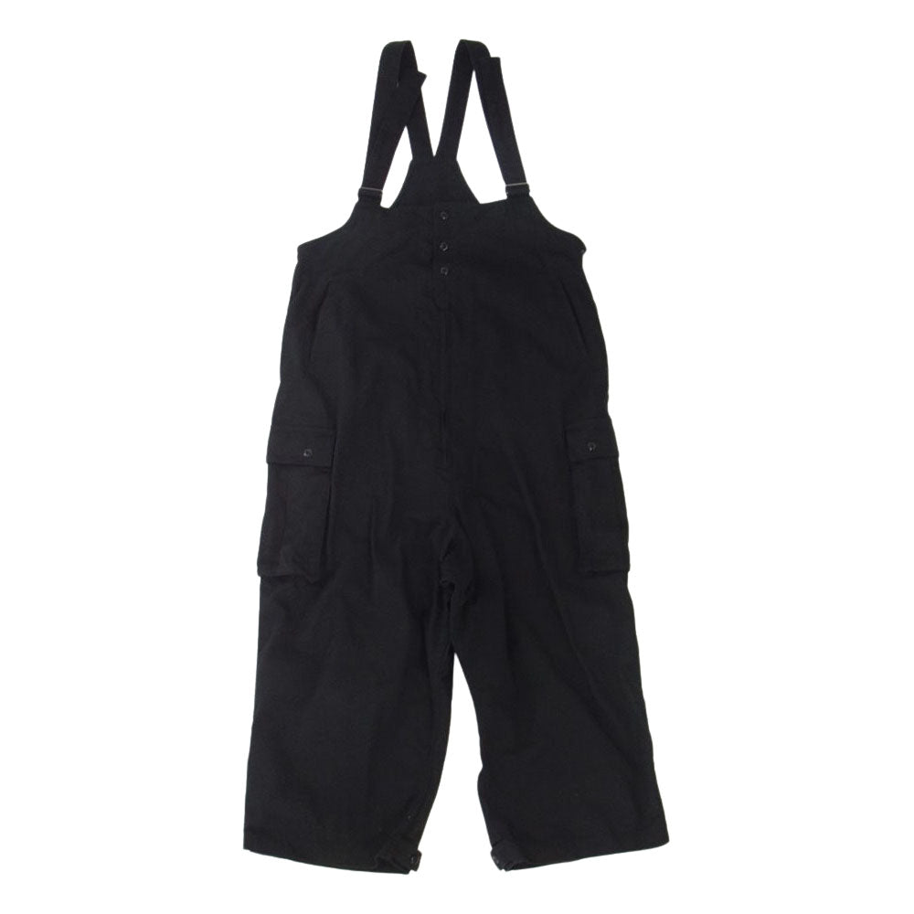 Yohji Yamamoto ヨウジヤマモト BLACK Scandal ブラックスキャンダル 22SS HG-D90-059 カーゴ オーバーオール ブラック系 3【中古】
