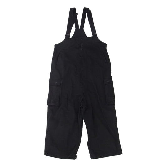 Yohji Yamamoto ヨウジヤマモト BLACK Scandal ブラックスキャンダル 22SS HG-D90-059 カーゴ オーバーオール ブラック系 3【中古】