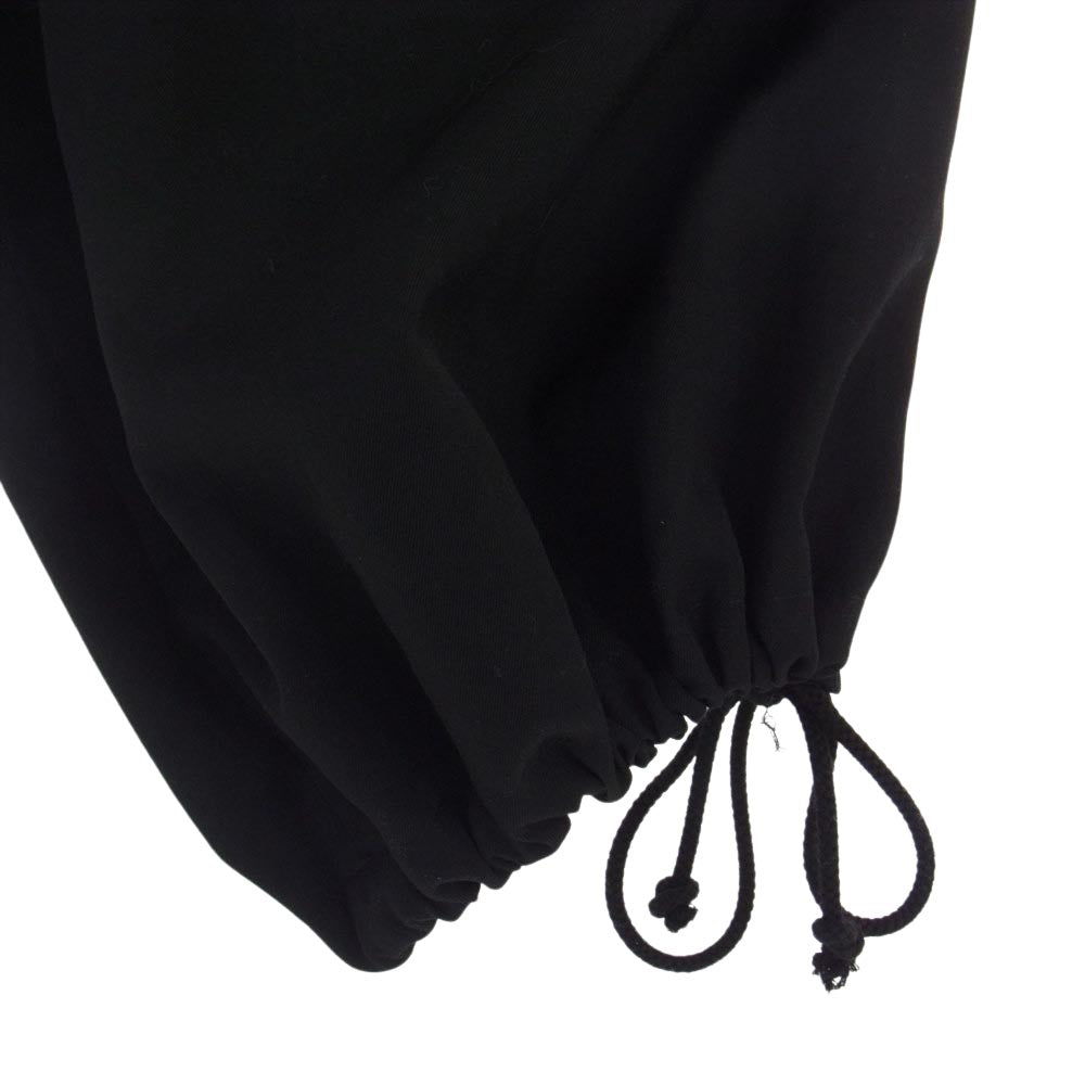 Yohji Yamamoto POUR HOMME ヨウジヤマモトプールオム 21AW HD-P13-100 GABARDINE FASTENER BALLOON PANTS ウールギャバジン O-ファスナー付き バルーンパンツ ブラック系 2【中古】