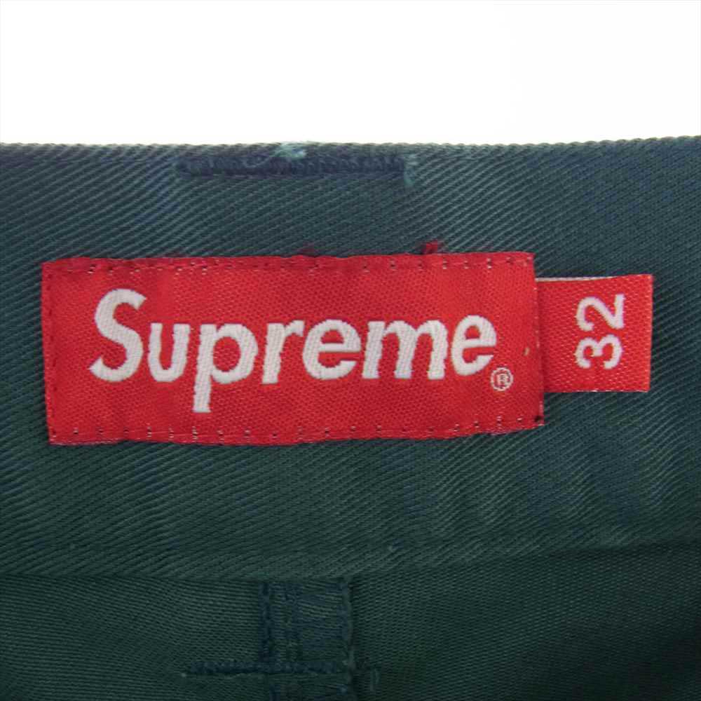 Supreme シュプリーム 21AW Work Pant ワーク パンツ ライトグリーン系 32【中古】