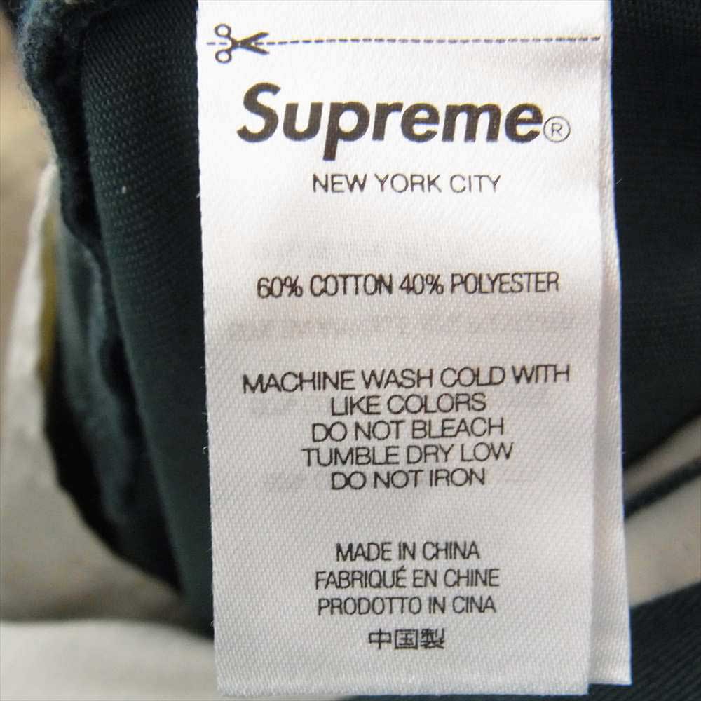 Supreme シュプリーム 21AW Work Pant ワーク パンツ ライトグリーン系 32【中古】