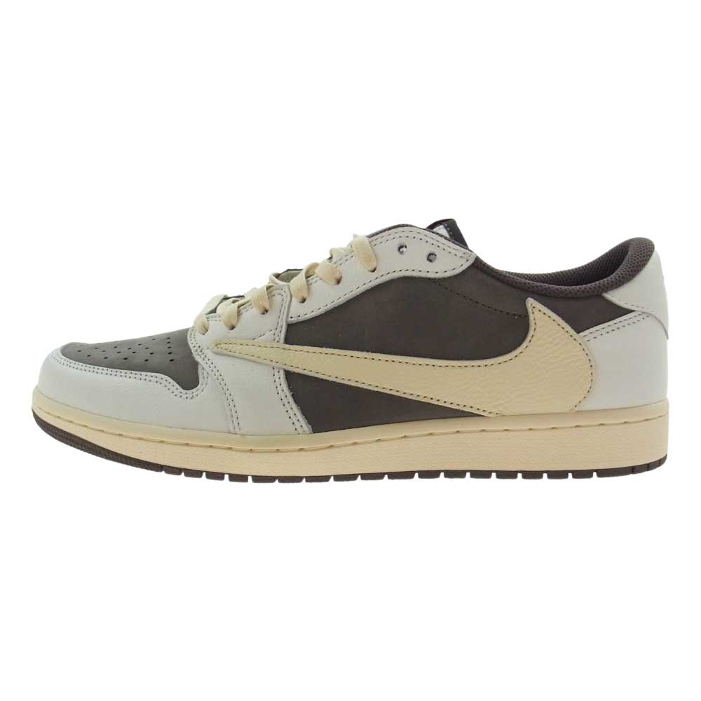 NIKE ナイキ DM7866-162 × Travis Scott トラヴィス スコット Air Jordan 1 Low REVERSE MOCH エアジョーダン ワン ロー リバース モカ スニーカー 29.5cm【新古品】【未使用】【中古】