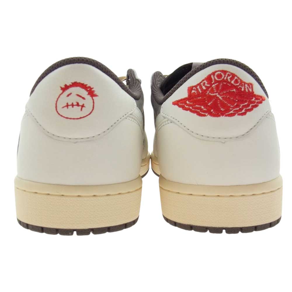 NIKE ナイキ DM7866-162 × Travis Scott トラヴィス スコット Air Jordan 1 Low REVERSE MOCH エアジョーダン ワン ロー リバース モカ スニーカー 29.5cm【新古品】【未使用】【中古】