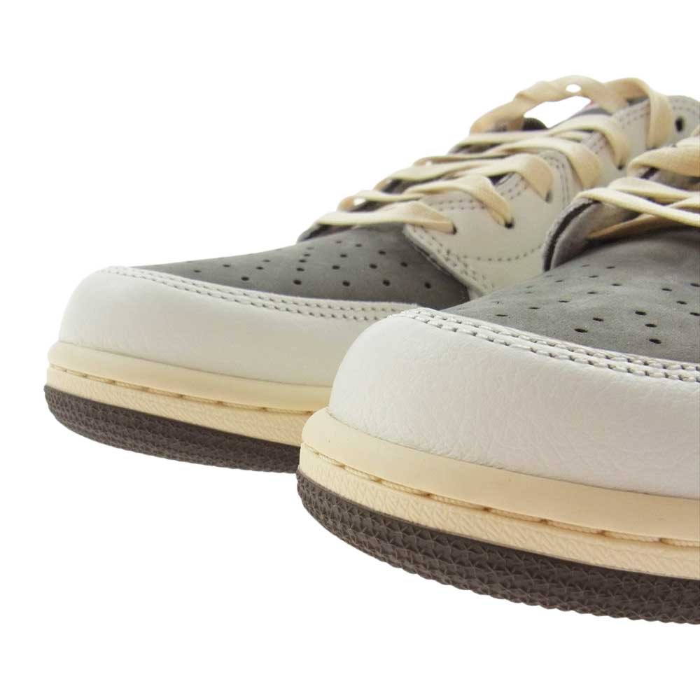 NIKE ナイキ DM7866-162 × Travis Scott トラヴィス スコット Air Jordan 1 Low REVERSE MOCH エアジョーダン ワン ロー リバース モカ スニーカー 29.5cm【新古品】【未使用】【中古】