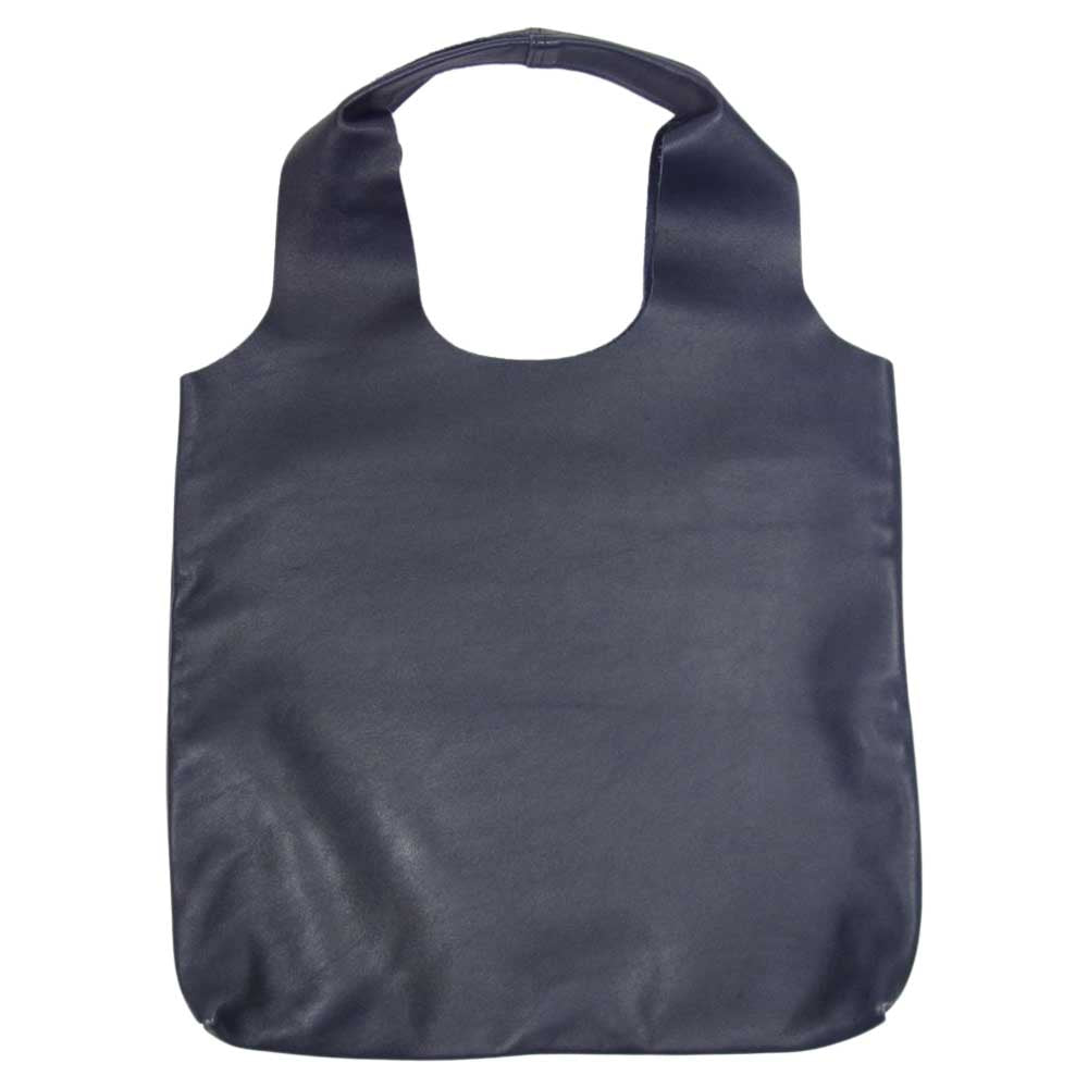 JIL SANDER ジルサンダー NAVY ネイビー レザー トート バッグ ネイビー系【中古】