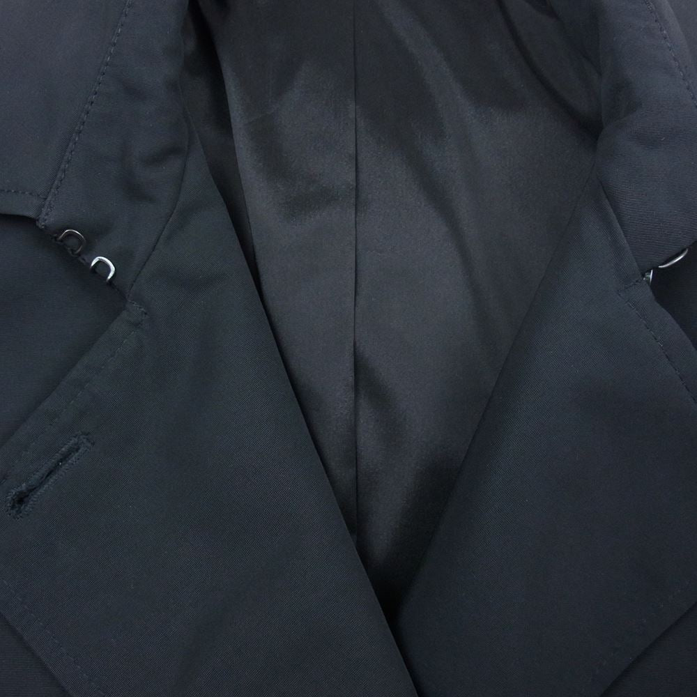 theory セオリー 01-3109602 ベルテッド トレンチ コート ブラック系 M【中古】