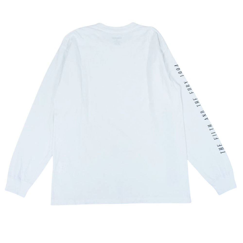 NEIGHBORHOOD ネイバーフッド 21AW 202PCNH-LT12 F&L/C-TEE.LS 長袖 Tシャツ ホワイト系 S【中古】
