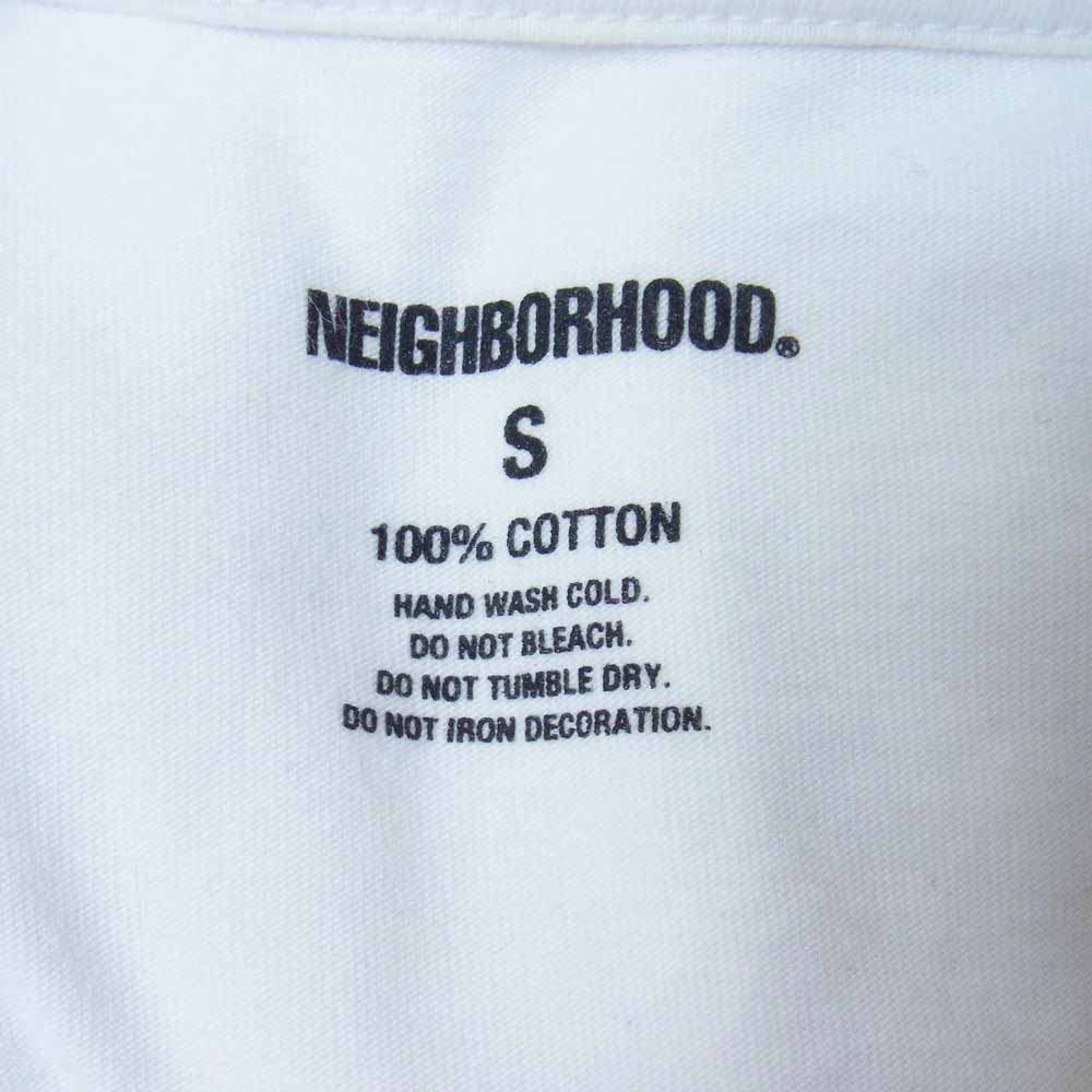 NEIGHBORHOOD ネイバーフッド 21AW 202PCNH-LT12 F&L/C-TEE.LS 長袖 Tシャツ ホワイト系 S【中古】