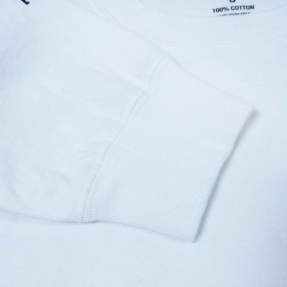 NEIGHBORHOOD ネイバーフッド 21AW 202PCNH-LT12 F&L/C-TEE.LS 長袖 Tシャツ ホワイト系 S【中古】