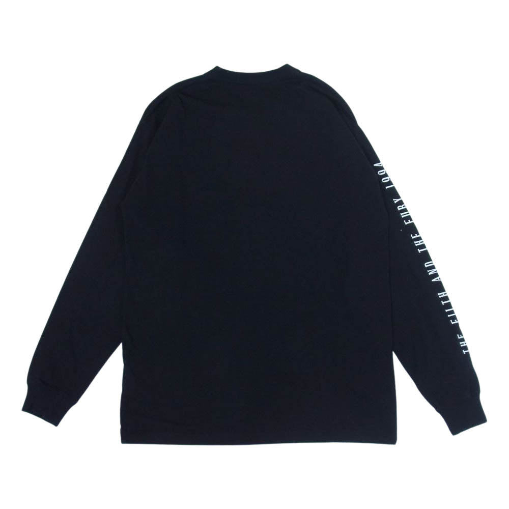 NEIGHBORHOOD ネイバーフッド 21AW 202PCNH-LT12 F&L/C-TEE.LS 長袖 Tシャツ ブラック系 S【中古】