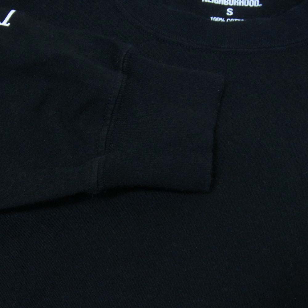NEIGHBORHOOD ネイバーフッド 21AW 202PCNH-LT12 F&L/C-TEE.LS 長袖 Tシャツ ブラック系 S【中古】