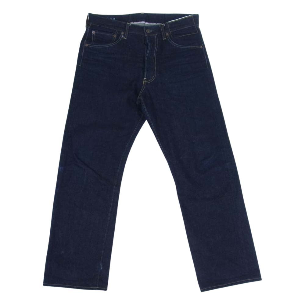 VISVIM ビズビム 22SS 0122105005001 social sculpture denim 01 SLIM RAW ソーシャル スカルプチャー スリム デニム パンツ インディゴブルー系 32【中古】