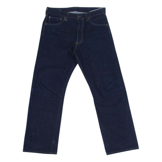 VISVIM ビズビム 22SS 0122105005001 social sculpture denim 01 SLIM RAW ソーシャル スカルプチャー スリム デニム パンツ インディゴブルー系 32【中古】