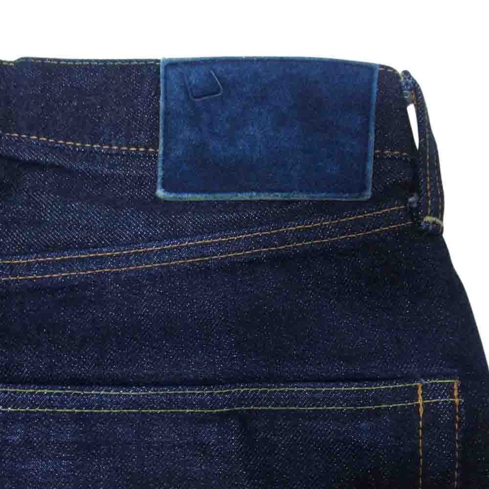 VISVIM ビズビム 22SS 0122105005001 social sculpture denim 01 SLIM RAW ソーシャル スカルプチャー スリム デニム パンツ インディゴブルー系 32【中古】
