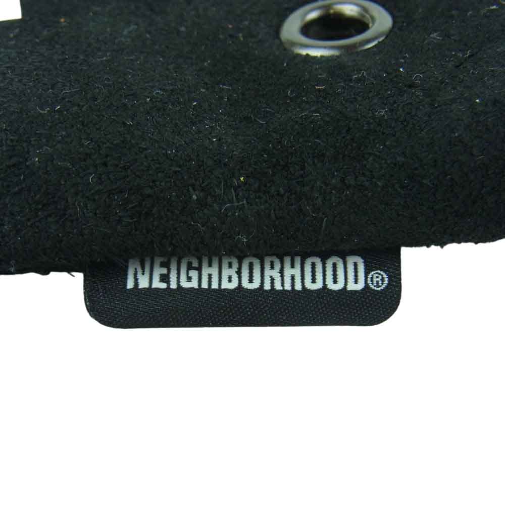 NEIGHBORHOOD ネイバーフッド 22AW 222GYGYN-AC03 GRIP SWANY TAKIBI GLOVE.CL カウ レザー タキビ グローブ 手袋 ブラック系【極上美品】【中古】