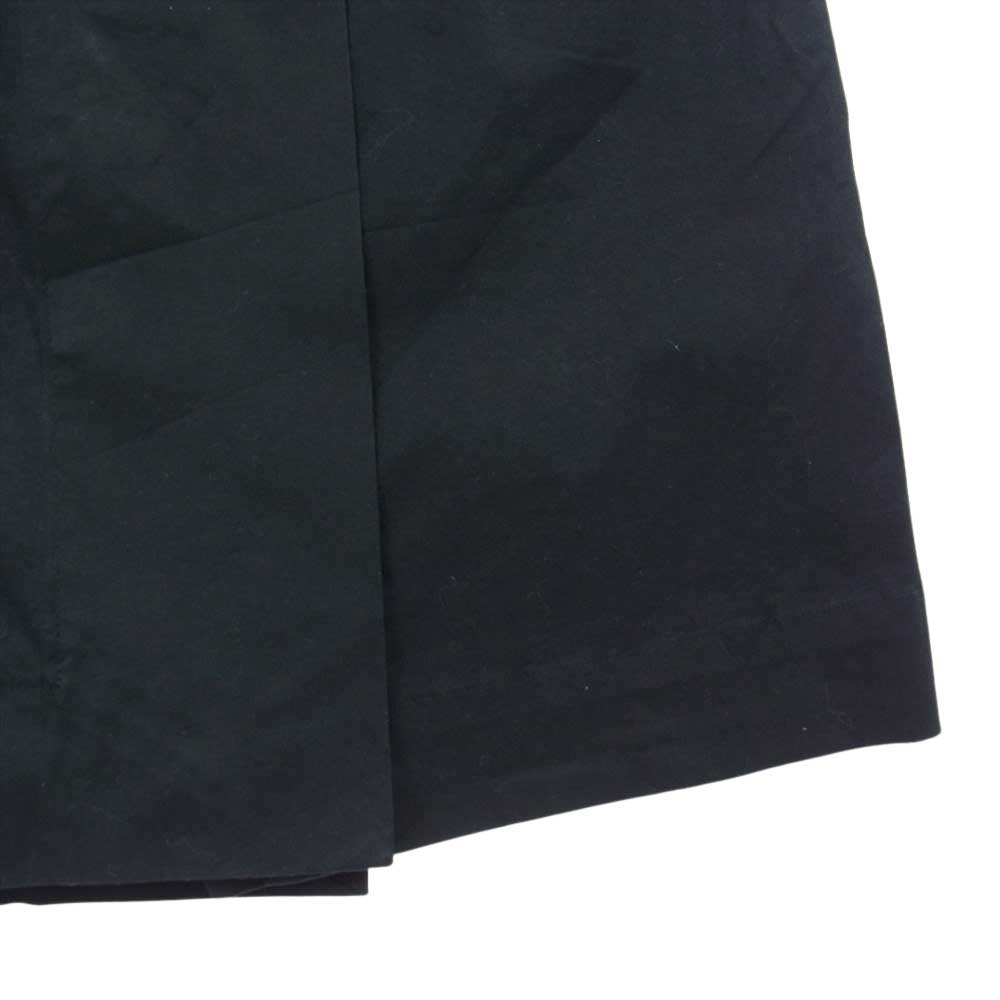 Rick Owens リックオウエンス 13SS イタリア製 ドローストリング ビッグ ラップ スカート ショーツ ハーフパンツ ブラック系 48【中古】