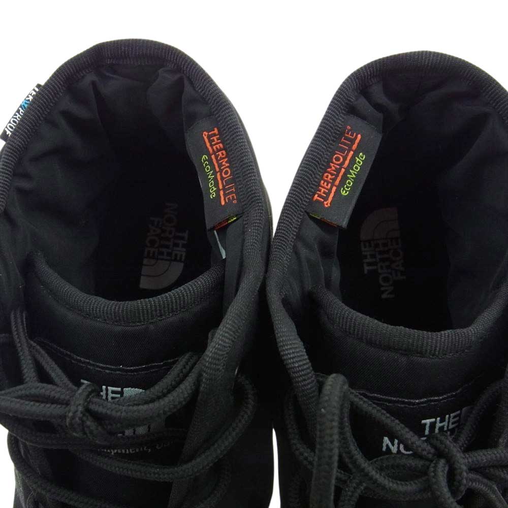 THE NORTH FACE ノースフェイス NF52085 NSE Traction Lite ヌプシ トラクション ライト ウォータープルーフ チャッカ ブーツ ブラック系【中古】