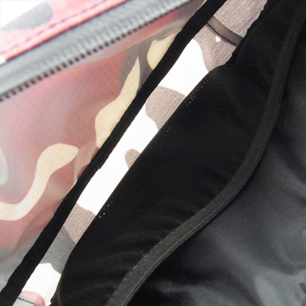 Supreme シュプリーム 21AW Waist Bag Red Camo ウエスト バッグ カモ ワインレッド系 ホワイト系【中古】