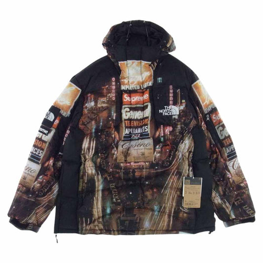 Supreme シュプリーム 22AW The North Face 800-Fill Half Zip Hooded Pullover ノースフェイス ハーフジップ フード プルオーバー ダウン ジャケット マルチカラー系 L【新古品】【未使用】【中古】