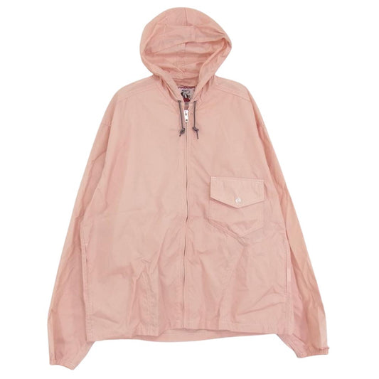 ANATOMICA アナトミカ 22SS 540-571-01 WAKOUWA ワクワ フード付き フルジップ パーカー ナイロンジャケット ピンク系 S【美品】【中古】