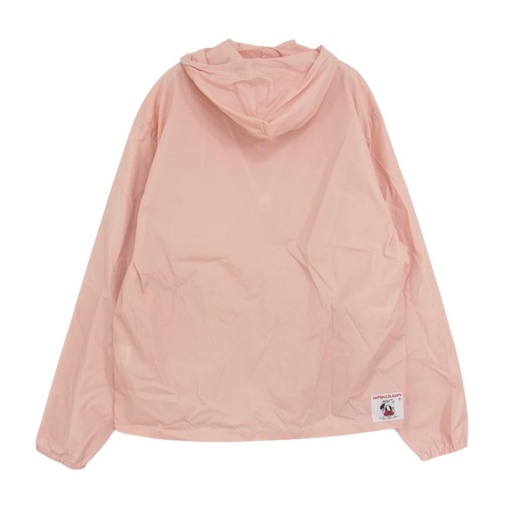 ANATOMICA アナトミカ 22SS 540-571-01 WAKOUWA ワクワ フード付き フルジップ パーカー ナイロンジャケット ピンク系 S【美品】【中古】