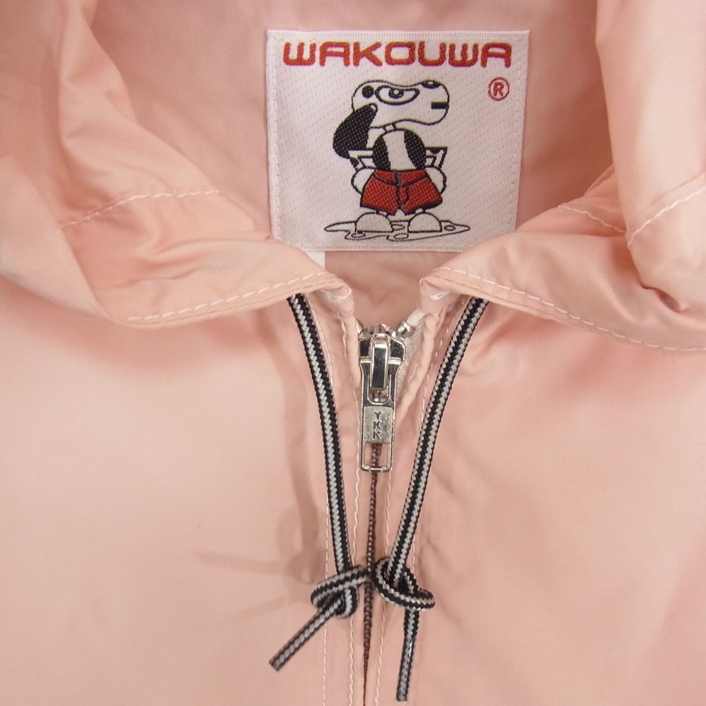ANATOMICA アナトミカ 22SS 540-571-01 WAKOUWA ワクワ フード付き フルジップ パーカー ナイロンジャケット ピンク系 S【美品】【中古】
