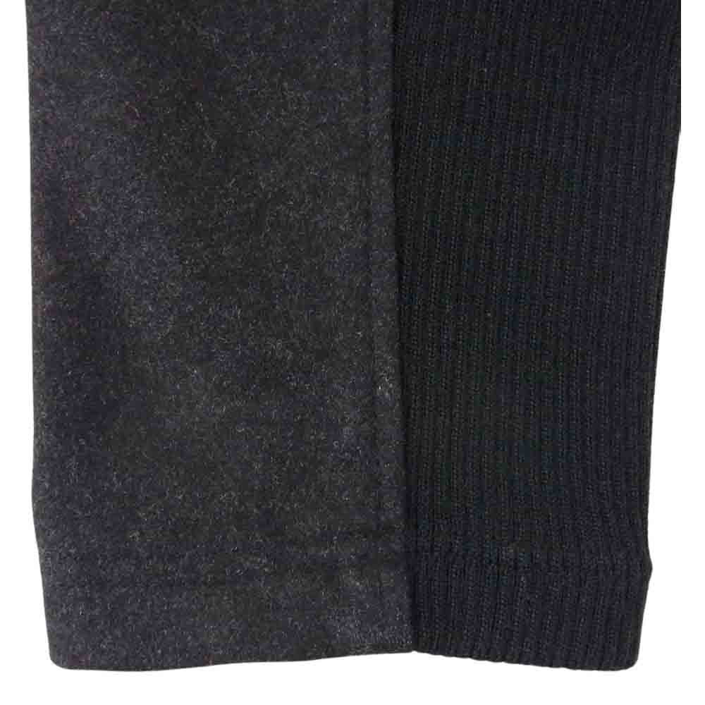 Yohji Yamamoto ヨウジヤマモト Y-3 ワイスリー ウール リブ 切替 サルエル パンツ グレー系 XS【中古】