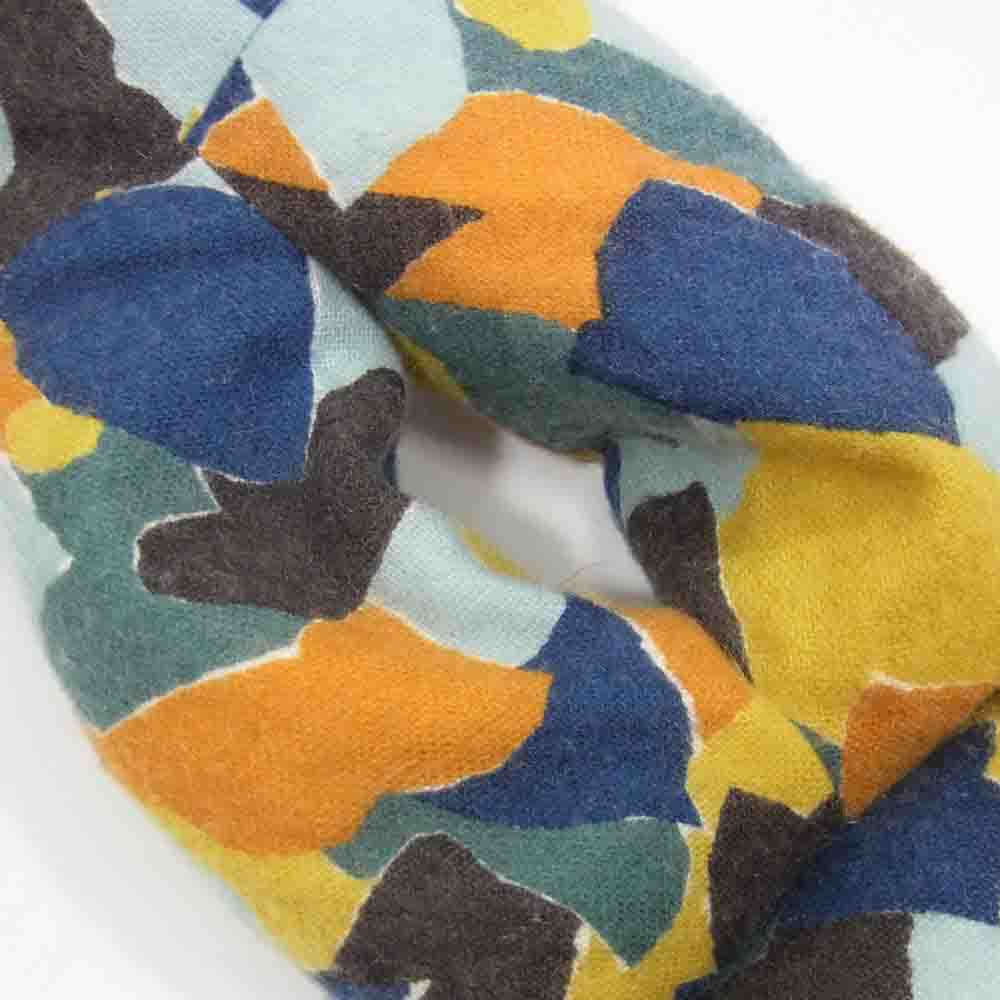 mina perhonen ミナペルホネン ya7320 sweet mountain -foliage- カシミヤ ダウン マフラー マルチカラー系【中古】