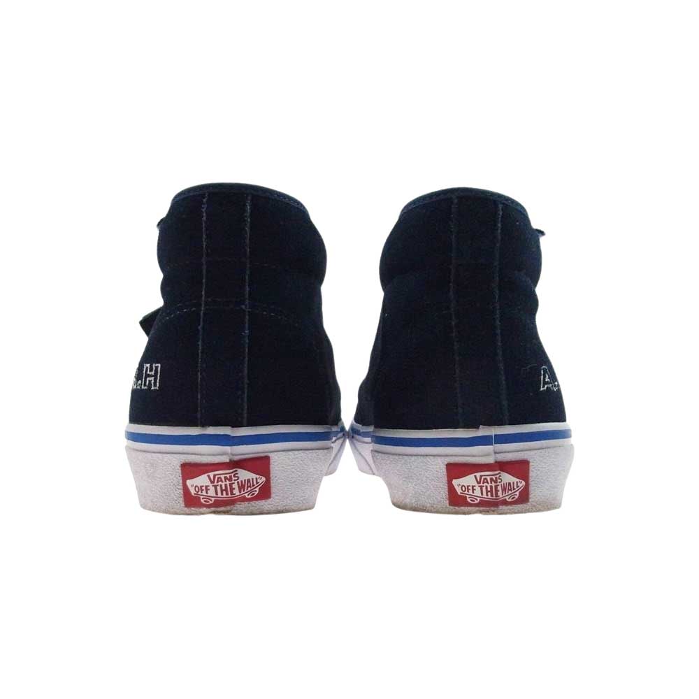 VANS バンズ × A.H AKIO HASEGAWA 長谷川昭雄 × BEAMS ビームス CHUKKA スエード チャッカ スニーカー ネイビー 25.5cm【美品】【中古】