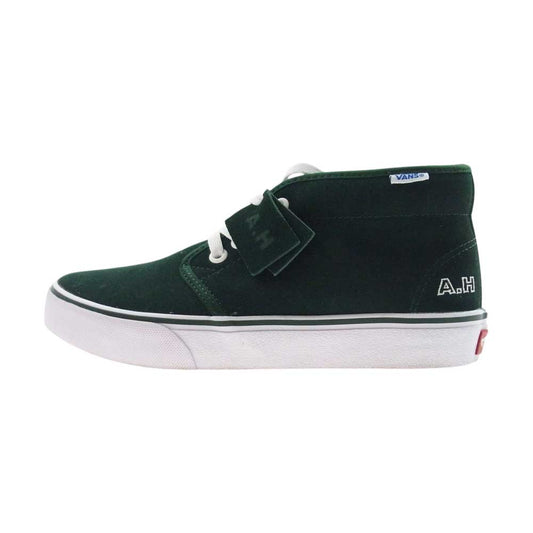 VANS バンズ V49CF AH × A.H AKIO HASEGAWA 長谷川昭雄 × BEAMS ビームス CHUKKA スエード チャッカ スニーカー グリーン 25.5cm【美品】【中古】
