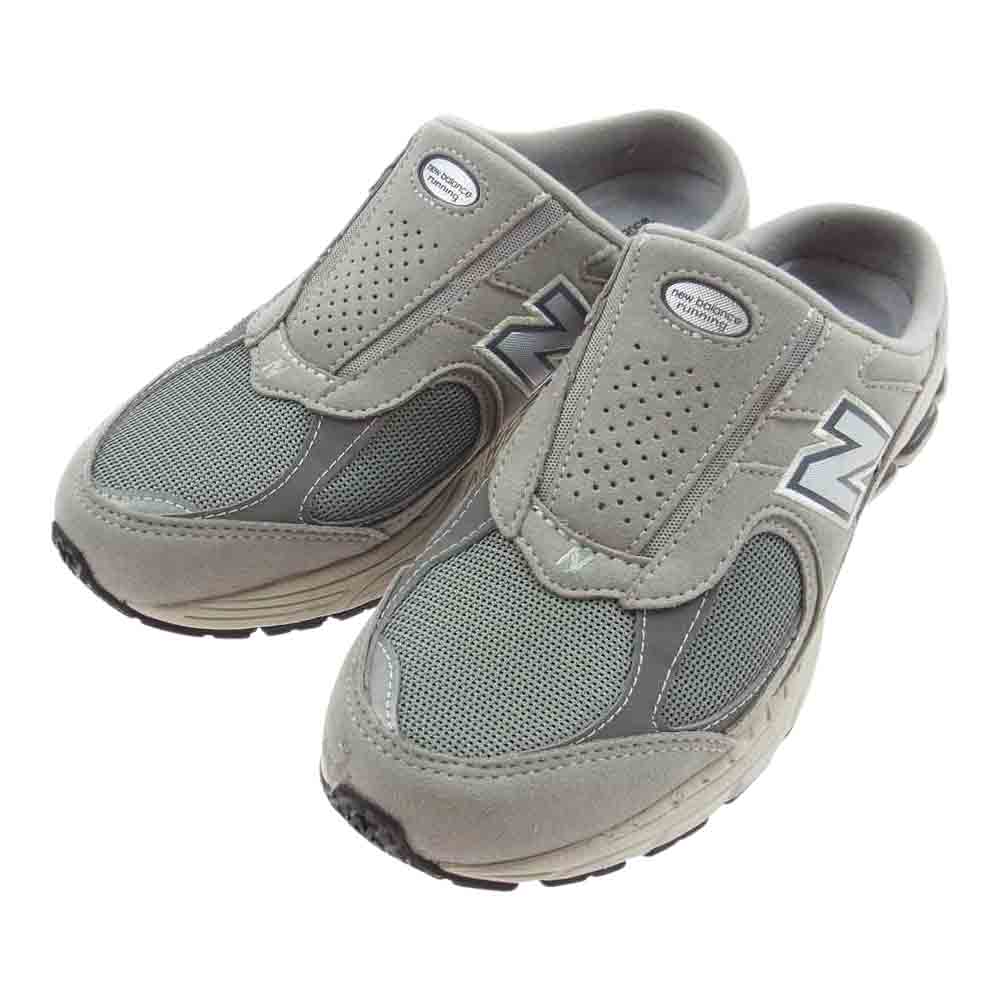 NEW BALANCE ニューバランス M2002RMI スリップ サンダル スニーカー グレー系 25.5cm【中古】