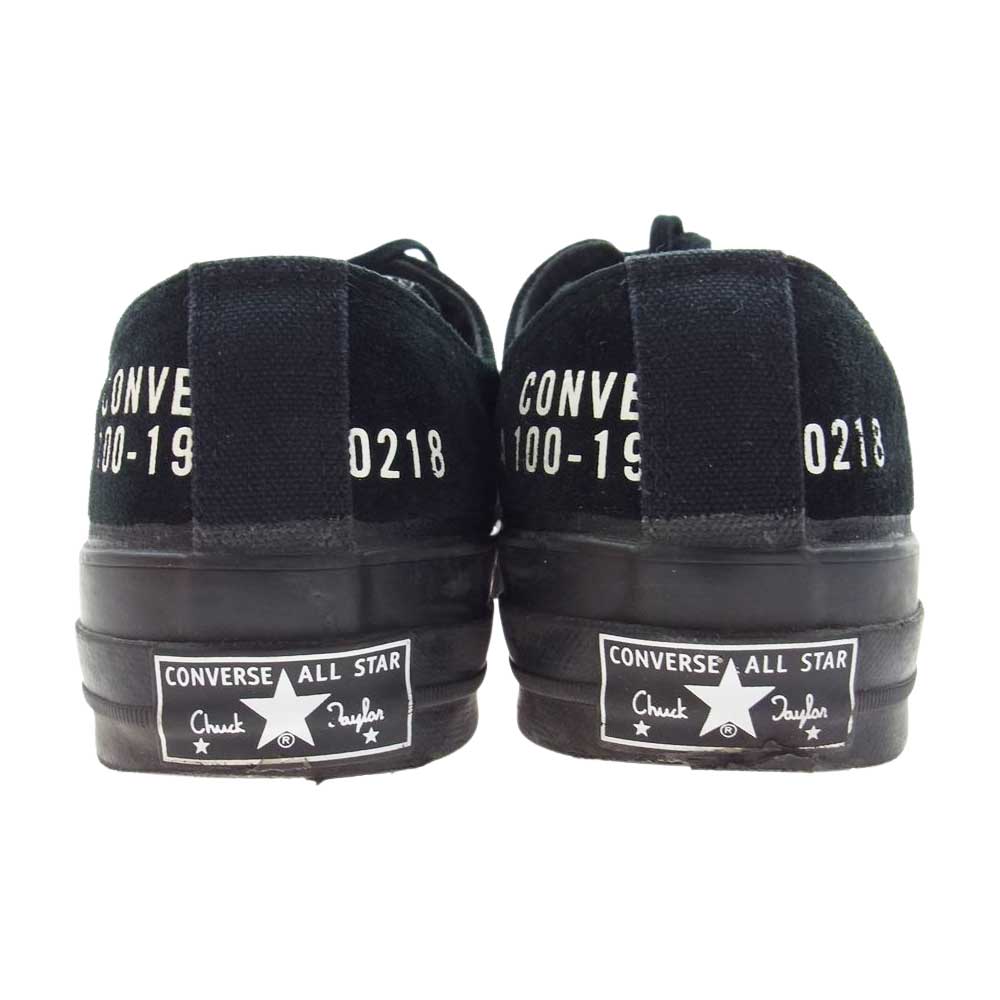 CONVERSE コンバース × N.HOLLYHWOOD エヌハリウッド GORE-TEX ゴアテックス CHUCK TAYLOR チャックテイラー スエード ローカット スニーカー ブラック系 27.5cm【中古】