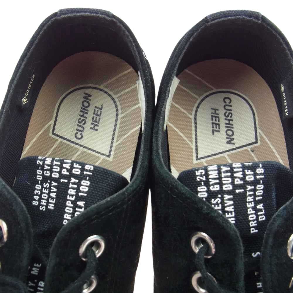 CONVERSE コンバース × N.HOLLYHWOOD エヌハリウッド GORE-TEX ゴアテックス CHUCK TAYLOR チャックテイラー スエード ローカット スニーカー ブラック系 27.5cm【中古】