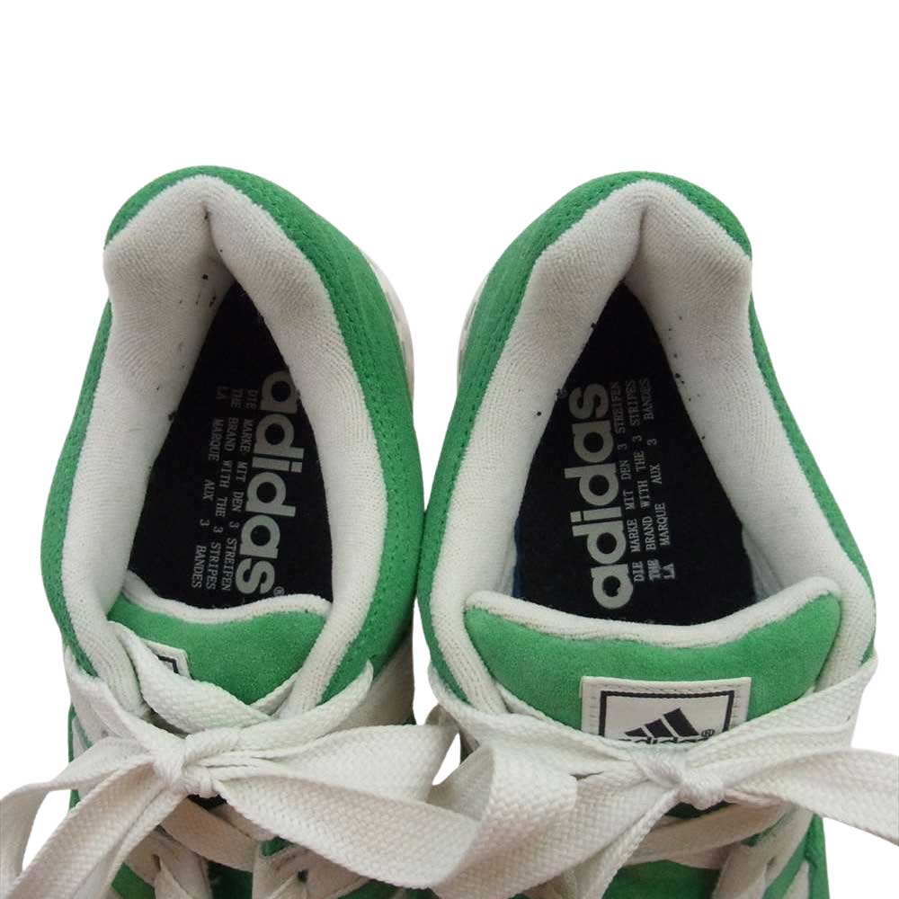 adidas アディダス GZ6202 ADIMATIC アディマティック スエード スニーカー  グリーン系 ホワイト系 26.5cm【中古】