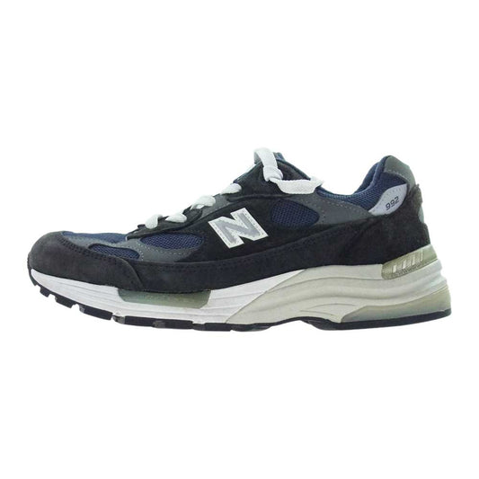 NEW BALANCE ニューバランス M992GG スエード スニーカー グレー系 26.0cm【中古】