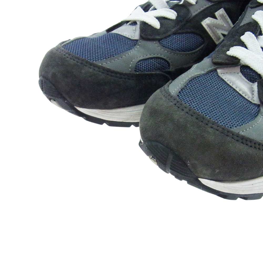 NEW BALANCE ニューバランス M992GG スエード スニーカー グレー系 26.0cm【中古】