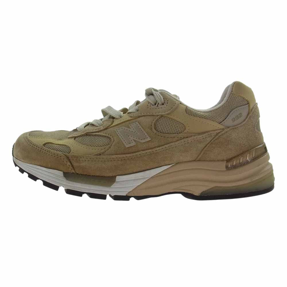 NEW BALANCE ニューバランス M992TN スエード スニーカー ベージュ系 25.5cm【中古】