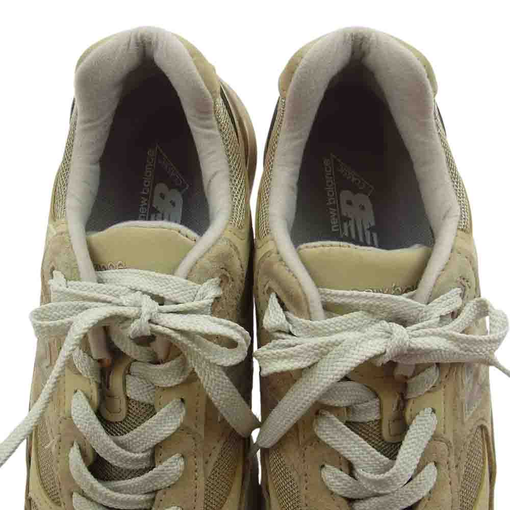 NEW BALANCE ニューバランス M992TN スエード スニーカー ベージュ系 25.5cm【中古】