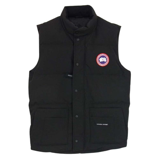CANADA GOOSE カナダグース 4154M 国内正規品 サザビーリーグ FREESTYLE CREW VEST フリースタイル ダウン ベスト  ブラック系 S/P【中古】