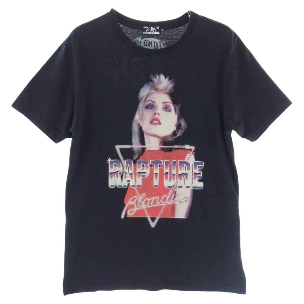 HYSTERIC GLAMOUR ヒステリックグラマー 02173CT04 RAPTURE pt T-SH ブロンディ フォトプリント 半袖 Tシャツ ブラック系 S【中古】