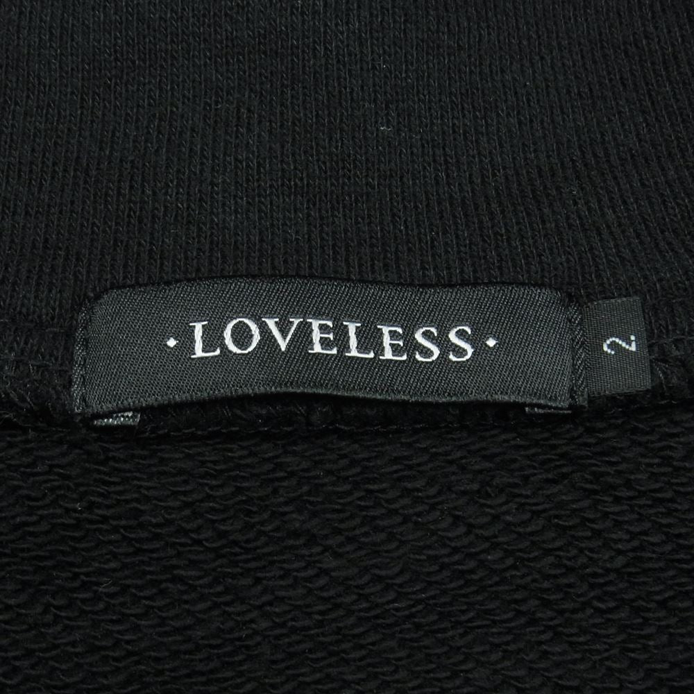 LOVELESS ラブレス RMV64-505-09 スカル刺繍 オールインワン ツナギ ハーフパンツ ショーツ 日本製 ブラック系 2【中古】