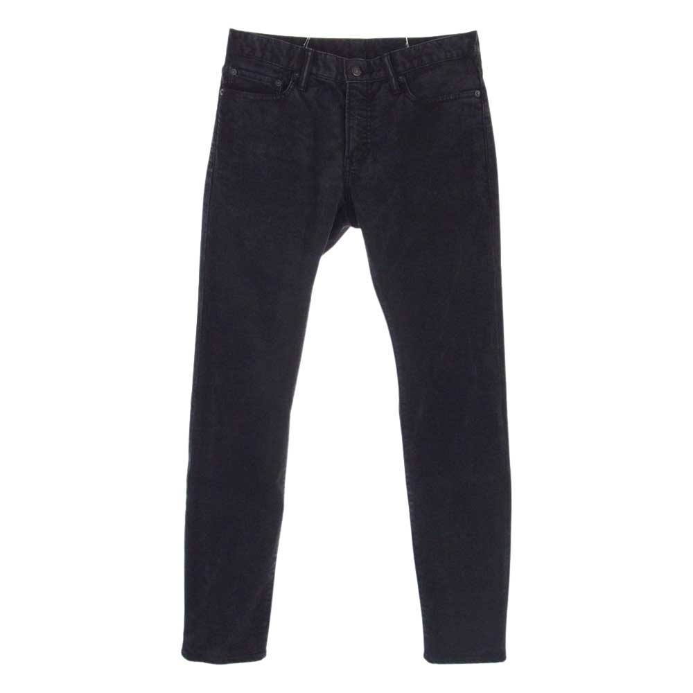 HYSTERIC GLAMOUR ヒステリックグラマー 02193AP02 裏起毛 レイズド デニム スリム パンツ ブラック系 31【中古】