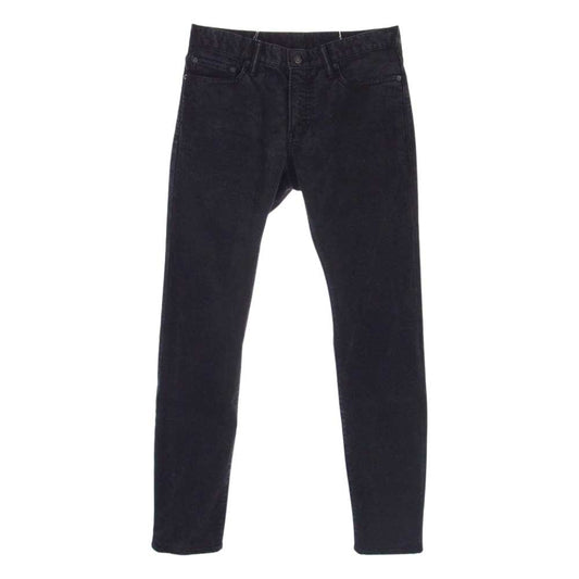 HYSTERIC GLAMOUR ヒステリックグラマー 02193AP02 裏起毛 レイズド デニム スリム パンツ ブラック系 31【中古】